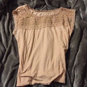 Cap sleeved shirt for spring and summer